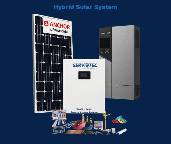 Servotec 3 KW Hybrid Solar System