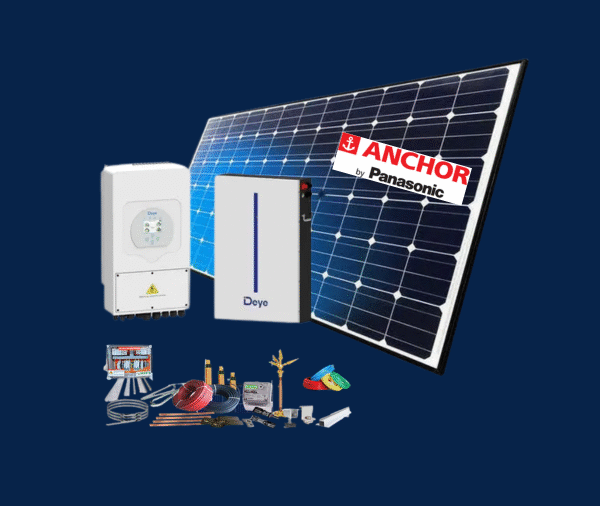 Panasonic-Deye 5 KW Hybrid Solar System