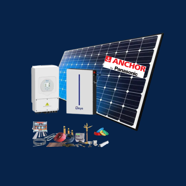 Panasonic-Deye 5 KW Hybrid Solar System