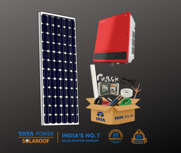 Tata 3 KW Ongrid Solar System